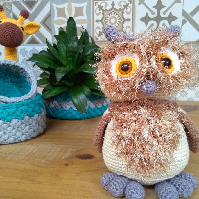 Imagem 4 - Ué Coruja amigurumi