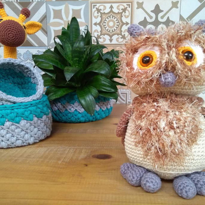 Imagem 5 - Ué Coruja amigurumi