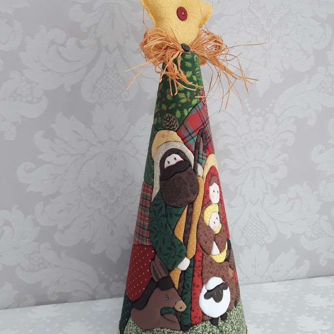 Imagem 2 - Árvore de Natal Patchwork