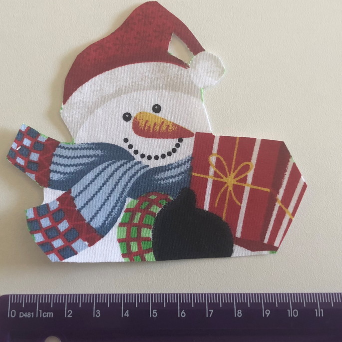 Imagem 2 - Patch Aplique Termocolante Boneco de Neve #3 ( 2 Unidades )