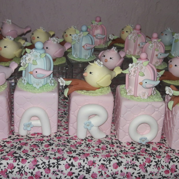 Imagem 1 - Cubos com nome"passarinhos"