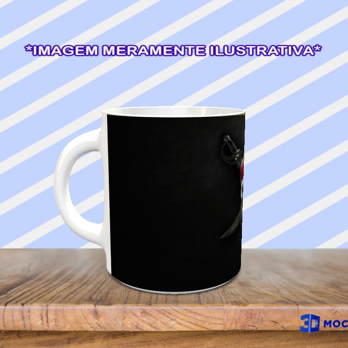 Imagem 1 - Caneca Caveira com Espadas