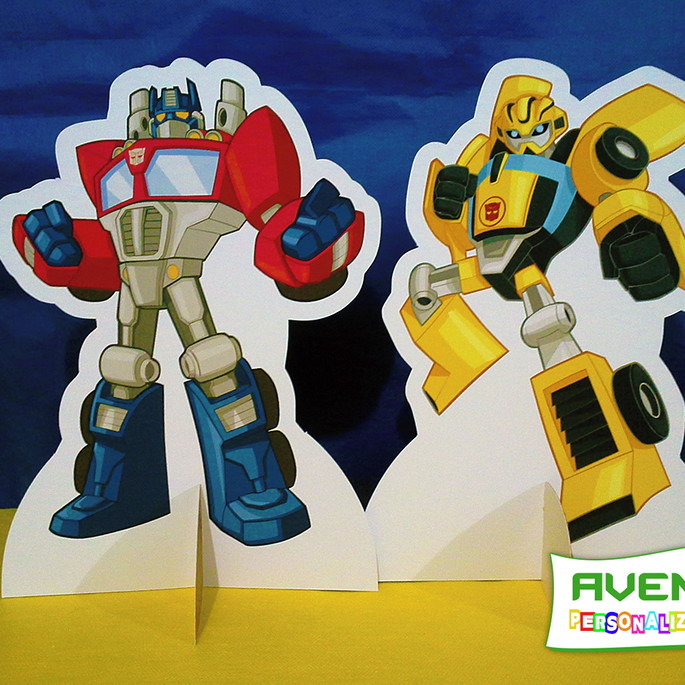 Imagem 2 - Kit com 06 Display de Mesa dos Transformers Rescue Bots