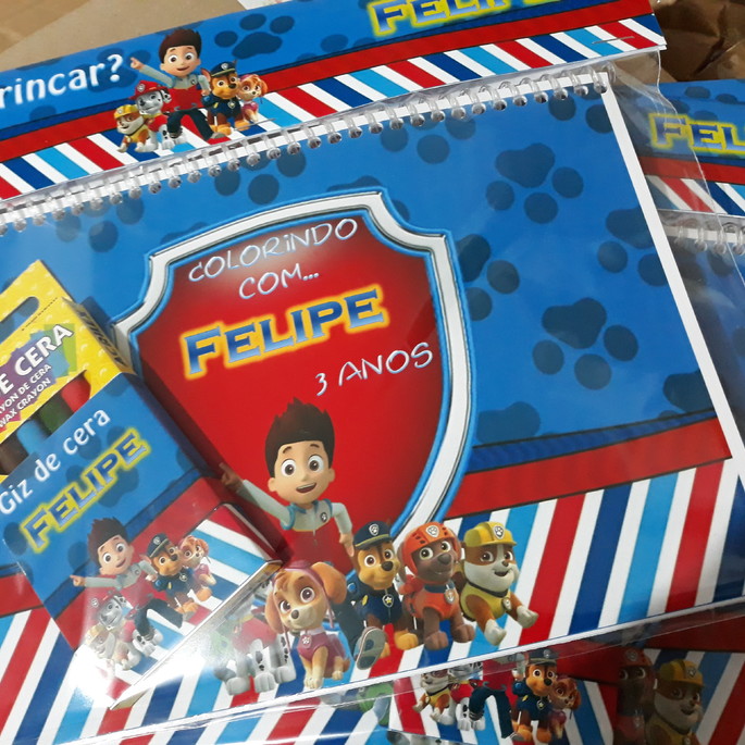 Imagem 3 - Kit de Colorir Patrulha Canina