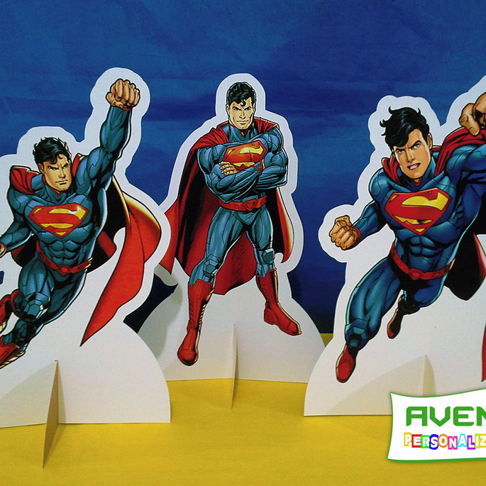 Imagem 1 - Display de Mesa Super Homem Superman (kit com 06 Display)
