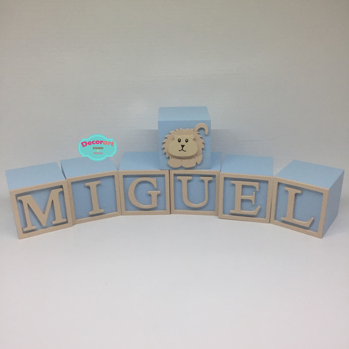 Imagem 1 - Cubos 6x6cm com moldura