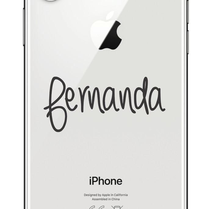 Imagem 2 - Capinha Capa Case Celular Personalizada Com Nome Linha 5