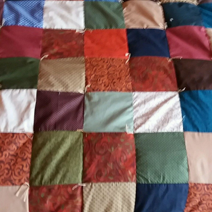 Imagem 2 - Colcha em patchwork solteiro