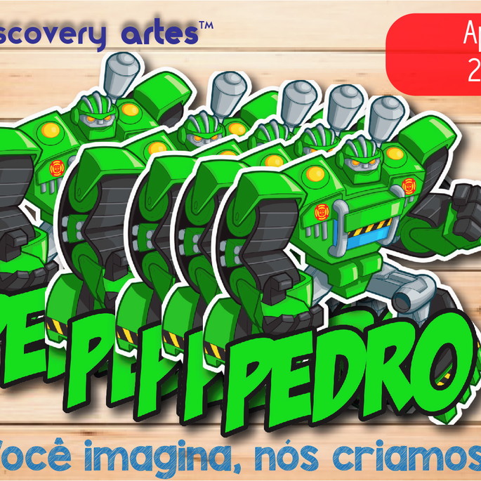 Imagem 1 - Apliques Transformers Rescue Bots