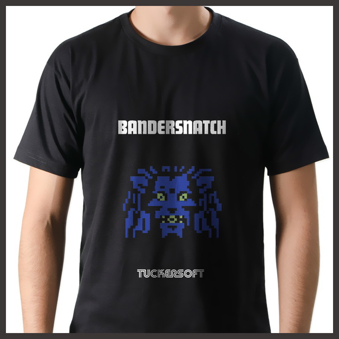 Imagem 1 - Camiseta Geek Nerd Game Jogo Bandersnatch Tuckersoft