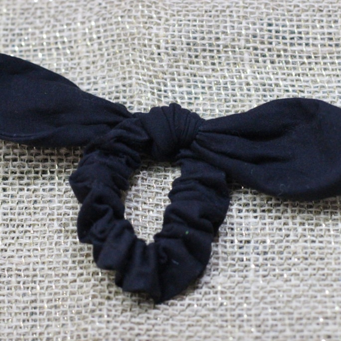 Imagem 1 - Elástico para cabelos,em tecido com laço