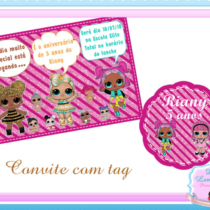 Imagem 2 - Convite 10x7 com Envelope e Tag