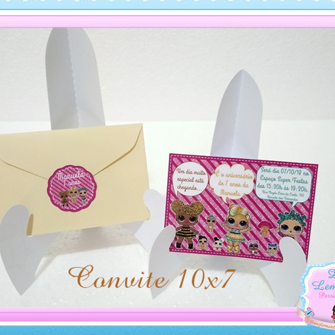 Imagem 4 - Convite 10x7 com Envelope e Tag