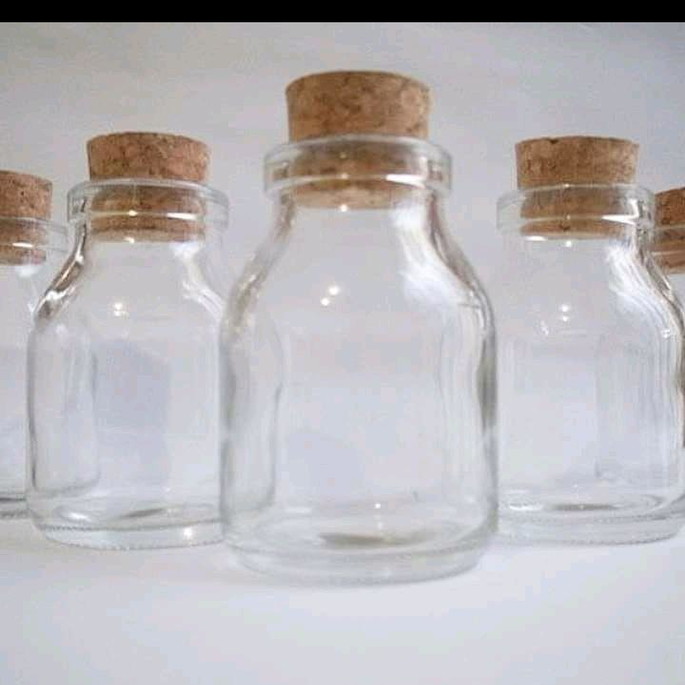 Imagem 1 - 20- Potes de Vidro 60ml com Rolha