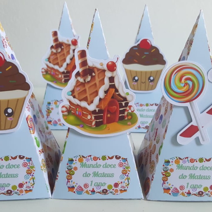 Imagem 1 - Cone Pirâmide com Aplique 3d