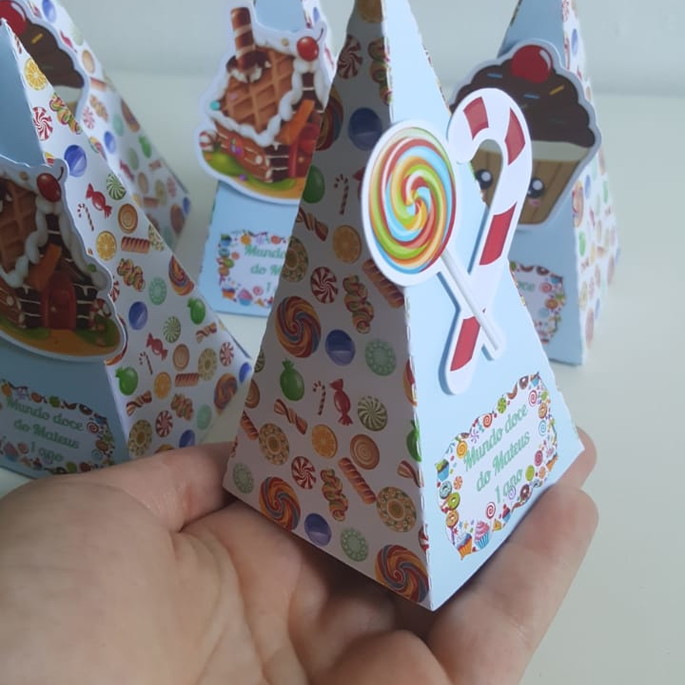 Imagem 4 - Cone Pirâmide com Aplique 3d