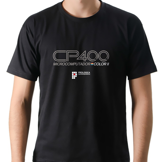 Imagem 1 - Camiseta Camisa Geek Computador CP 400 Prologica