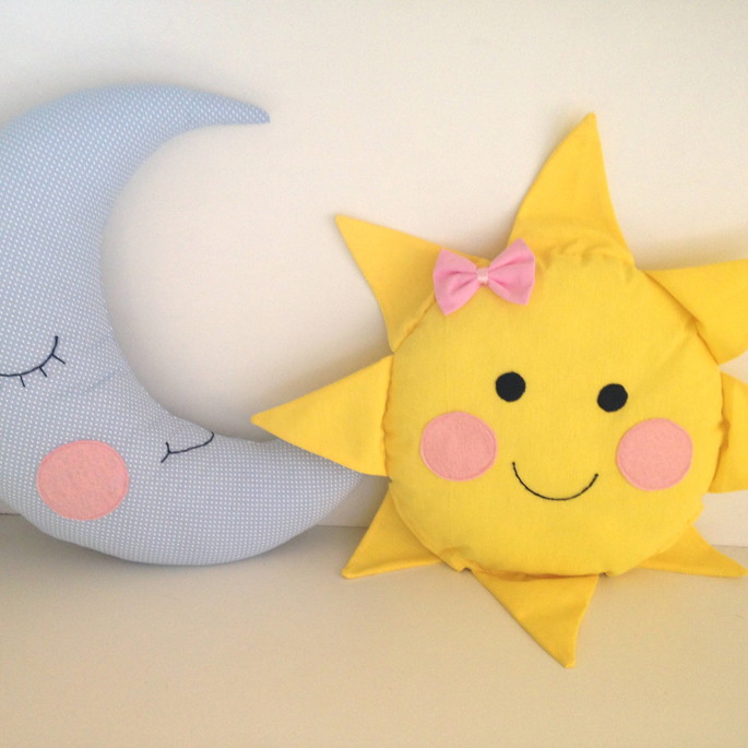 Imagem 1 - Almofadas Sol e Lua