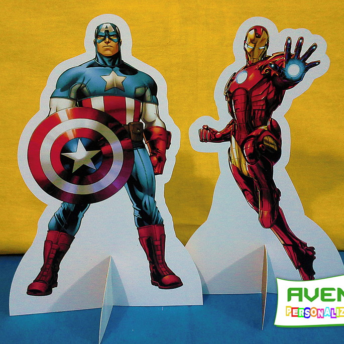 Imagem 2 - Display de Mesa Vingadores (kit com 06)