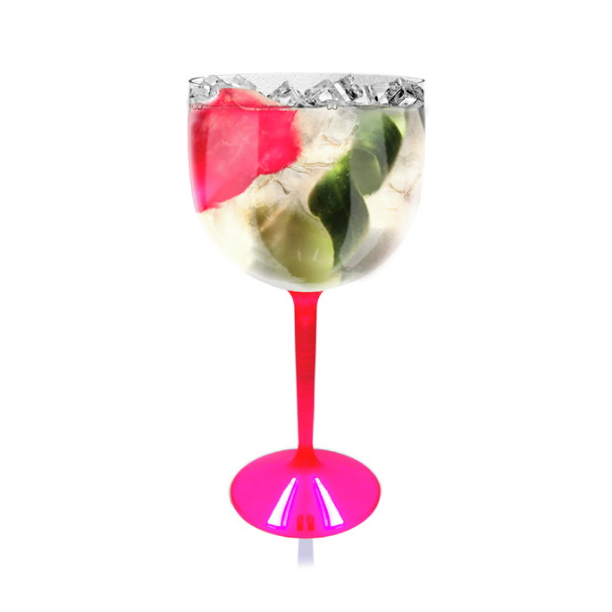 Imagem 2 - Taça Gin com Haste Rosa 550ml KrystalON