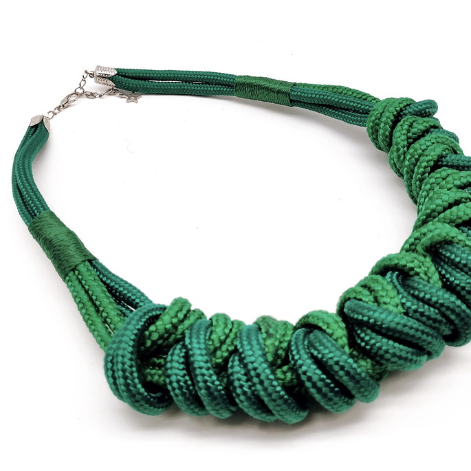 Imagem 5 - Colar de corda macrame duo