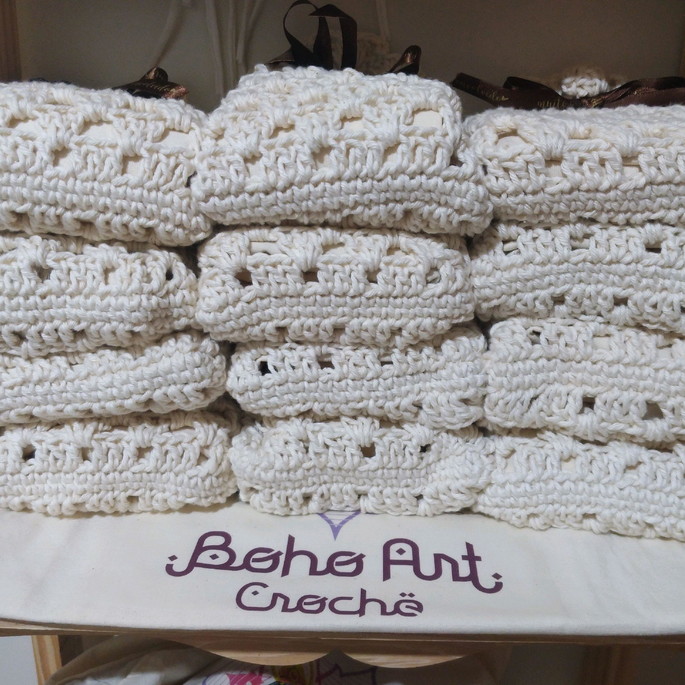 Imagem 1 - Kit Ecobag Boho Art Crochê