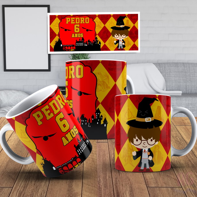 Imagem 1 - CANECA DE POLÍMERO HARRY POTER PERSONALIZADA