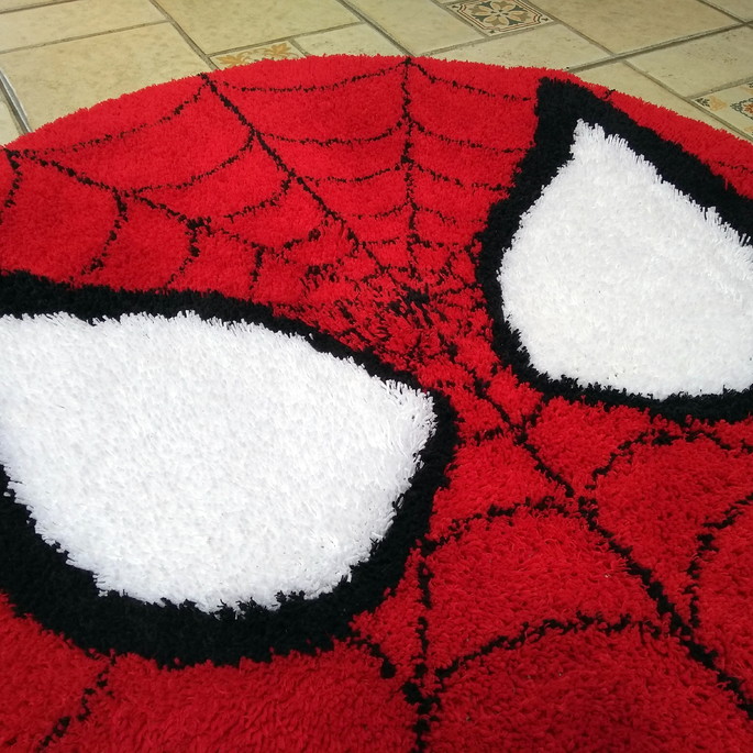 Imagem 4 - Tapete infantil Homem Aranha 100