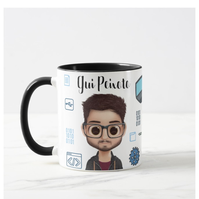 Imagem 2 - Caneca TI Profissão Programador com Avatar Personalizado