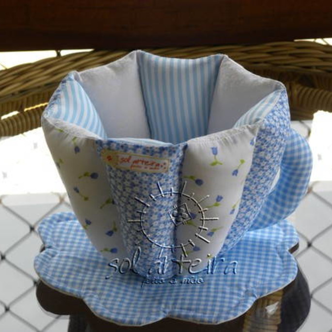 Imagem 2 - Xícara em Patchwork