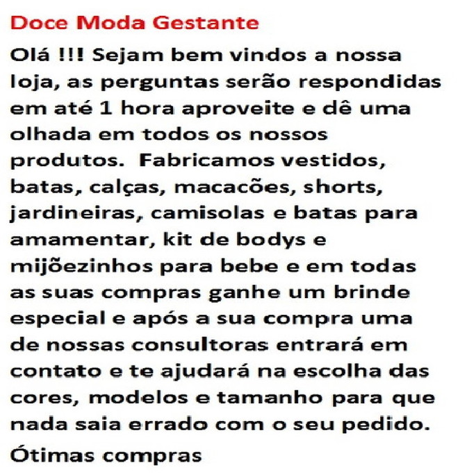 Imagem 2 - Bata gestante amamentação Mod. Denise