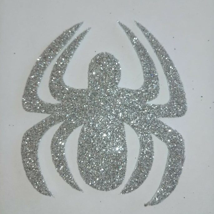 Imagem 4 - Aranha com gliter aplique