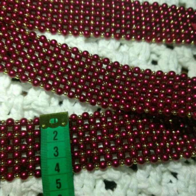 Imagem 4 - Cinto 4cm Marsala com Dourado