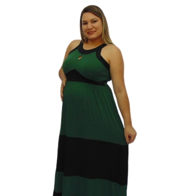 Imagem 5 - vestido gestante gravida longo plus size