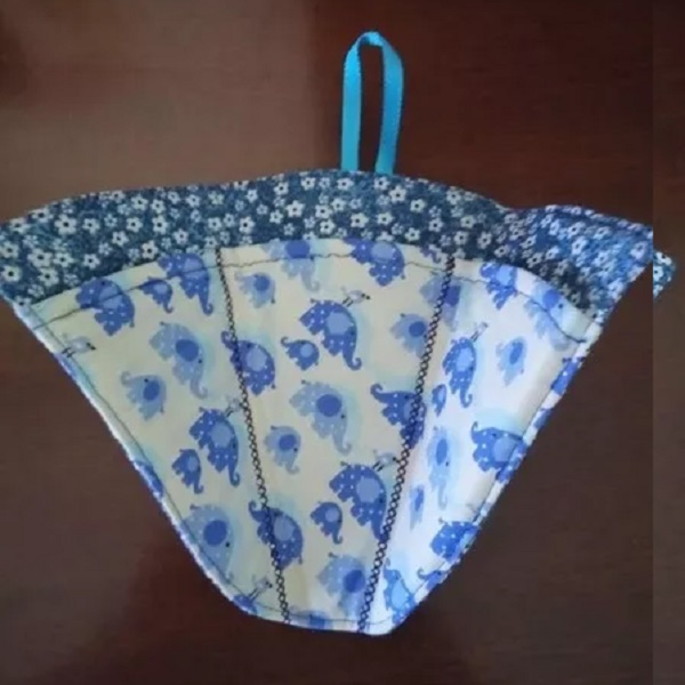 Imagem 2 - Porta Manicure, Patchwork. Algodão.