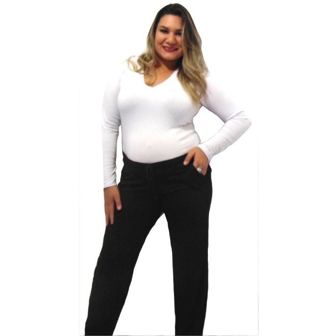 Imagem 5 - Calça Gestante Gravida Plus size Mod. Edu + brinde