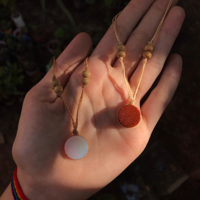 Imagem 1 - Kit 2 cordões Lua e Sol