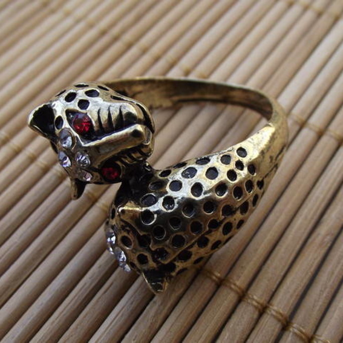 Imagem 1 - Anel Leopard Double Head