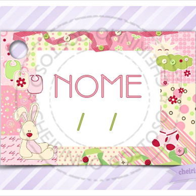 Imagem 1 - Tag para Imprimir - Patchwork