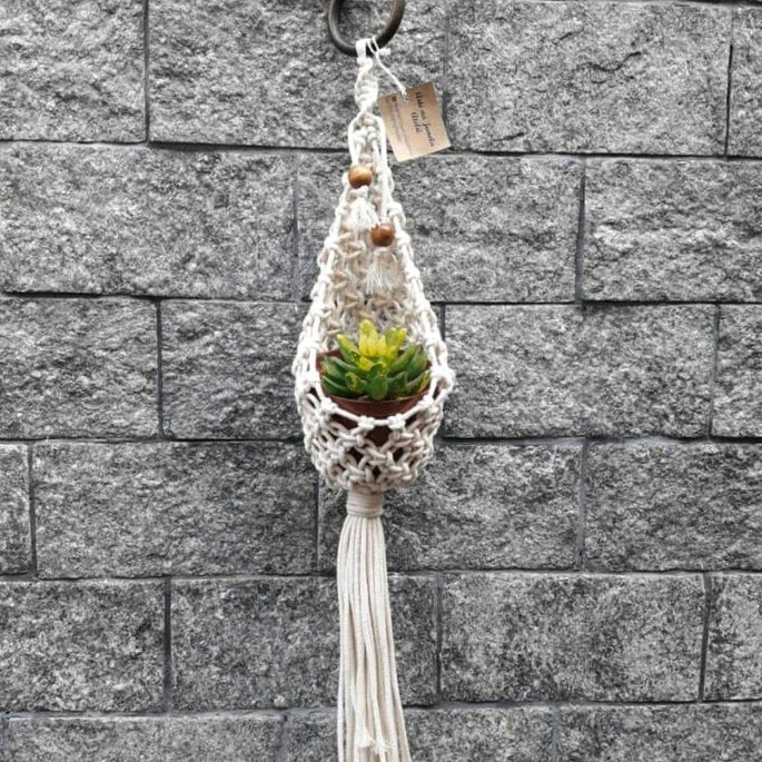 Imagem 1 - Casulo de macramê