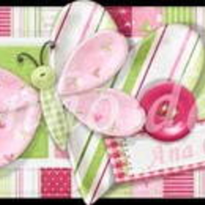 Imagem 2 - BORDER PATCHWORK BORBOLETAS