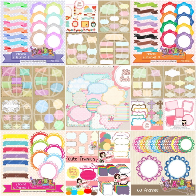 Imagem 1 - Kit Digital Frames, tags e banners