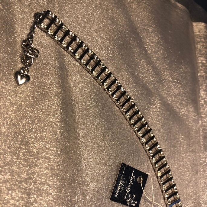 Imagem 1 - Pulseira Prata com Strass