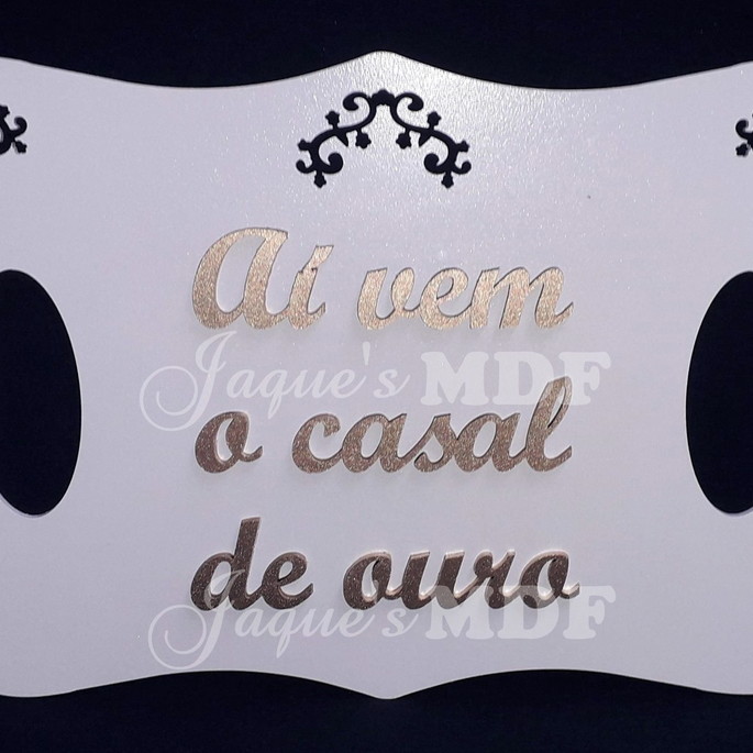 Imagem 3 - Placa Personalizada com Aplique