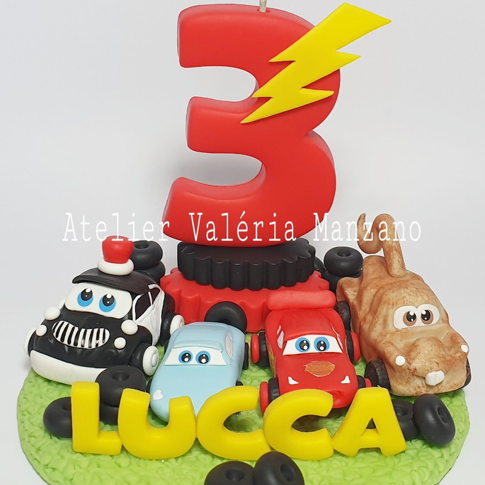 Imagem 3 - Topo de Bolo Tema Carros