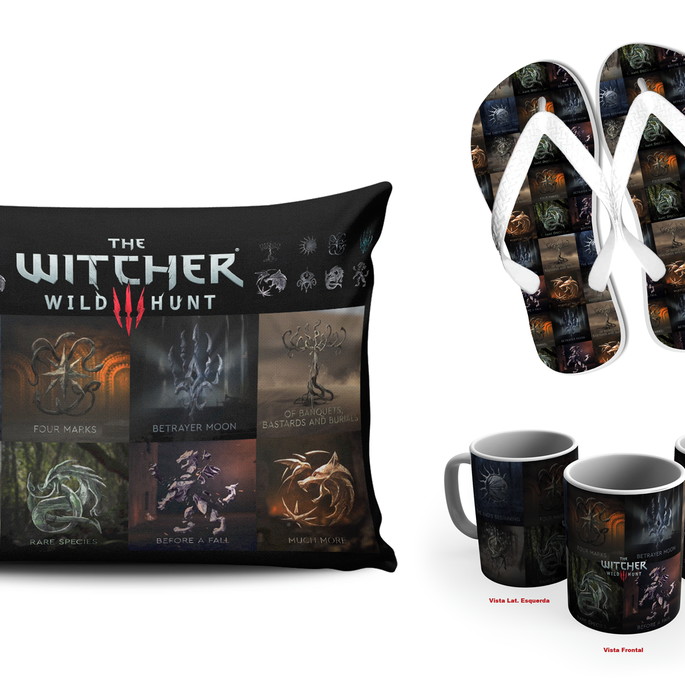 Imagem 1 - Kit The Witcher com Chinelo