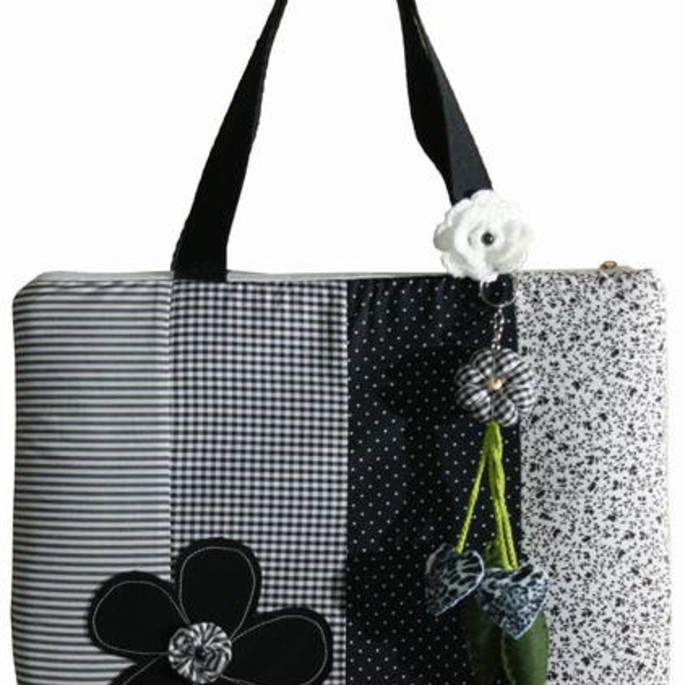 Imagem 1 - Bolsa patchwork p/ notebook