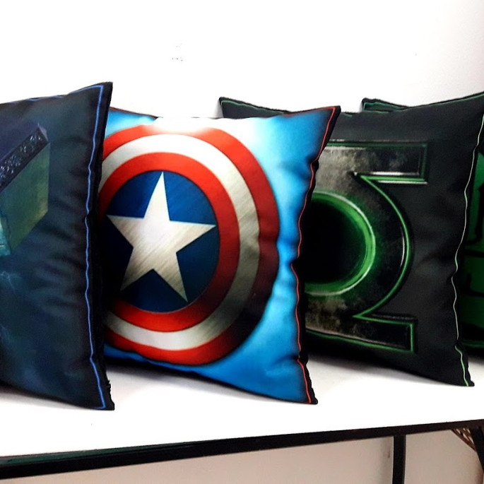 Imagem 1 - Kit com 8 capas super herois