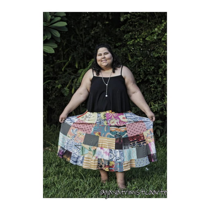 Imagem 3 - Saia patchwork tamanho único