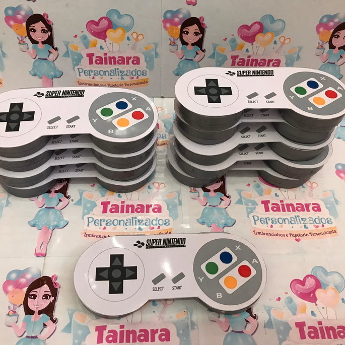 Imagem 3 - Latinha personalizada controle super mario